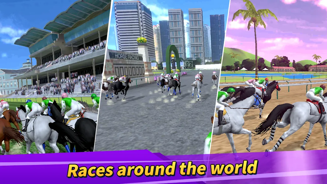 Derby Life : Horse racing (Дерби Лайф) [МОД: Бесконечные деньги, Монеты и Мега MOD] Screenshot 1