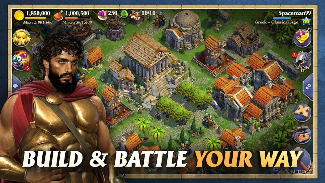 DomiNations Asia (Доминейшнс Азия) [МОД: Все открыто, Дополнительные деньги и Меню MOD] Screenshot 3