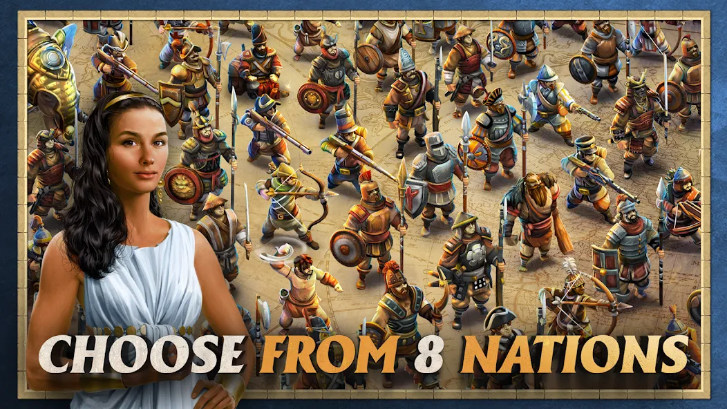 DomiNations Asia (Доминейшнс Азия) [МОД: Все открыто, Дополнительные деньги и Меню MOD] Screenshot 5