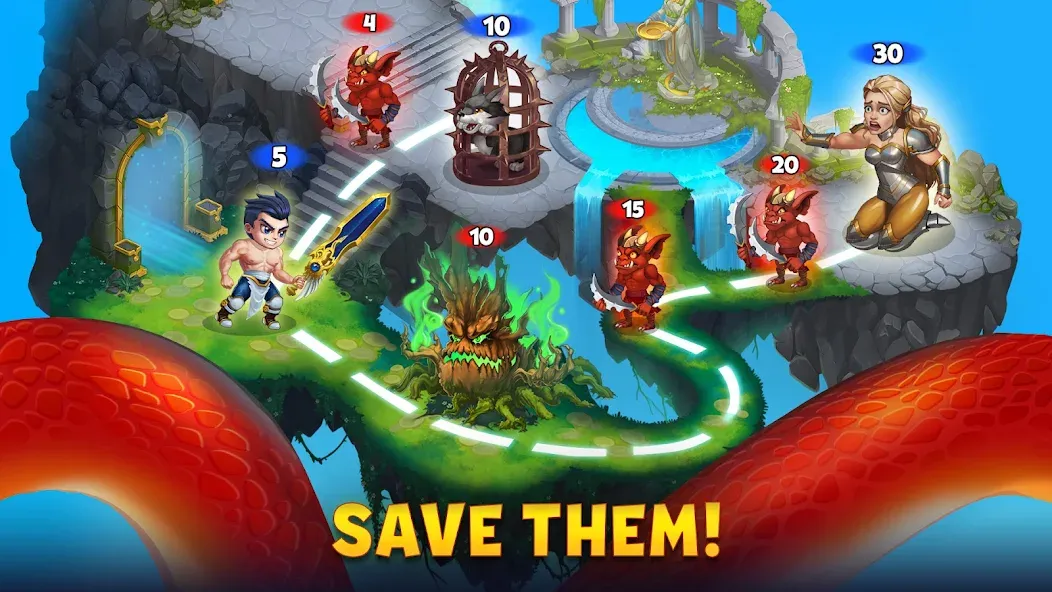 Hero Wars: Alliance [МОД: Много монет, Открытые уровни и Мега MOD] Screenshot 2