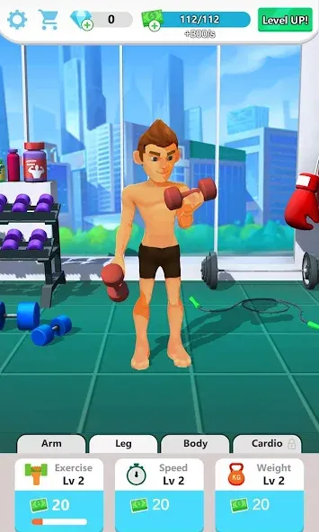 Muscle Tycoon 3D: MMA Boxing (Масл Тайкун 3D) [МОД: Много денег, Монет и Все открыто] Screenshot 1
