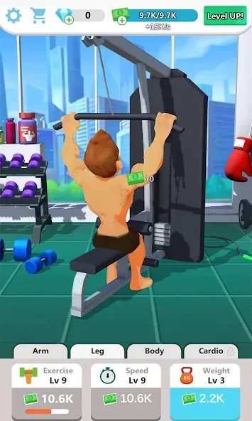 Muscle Tycoon 3D: MMA Boxing (Масл Тайкун 3D) [МОД: Много денег, Монет и Все открыто] Screenshot 4