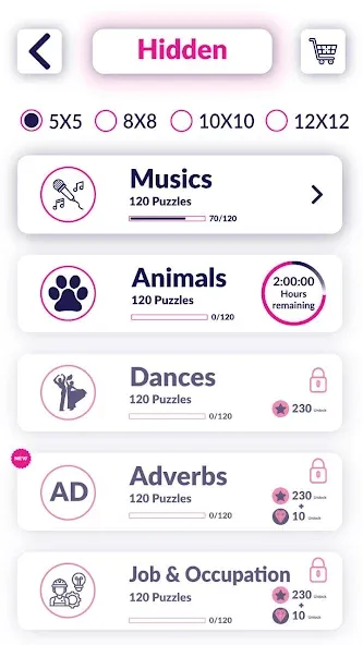 Word Search Puzzle (Уорд Срч Пазл) [MOD: Premium/Unlocked] - Скриншот 4