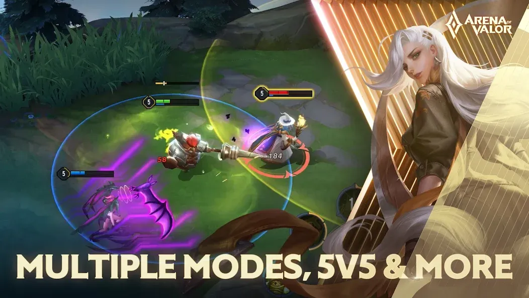 Arena of Valor (Арена величия) [МОД: Много денег, Монет и Все открыто] Screenshot 5