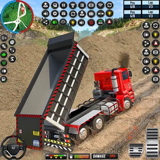 Cargo Truck Driving Truck Game (Ойл трек геймс симулятор 3D) [МОД: Меню, Бесконечные монеты и Открытые уровни] Screenshot 1