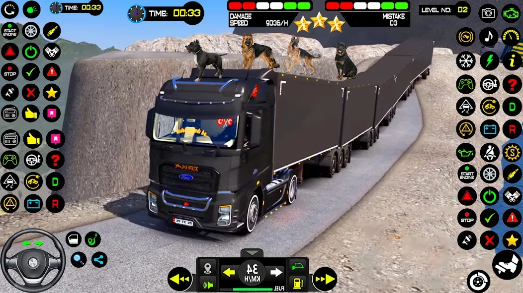 Cargo Truck Driving Truck Game (Ойл трек геймс симулятор 3D) [МОД: Меню, Бесконечные монеты и Открытые уровни] Screenshot 2