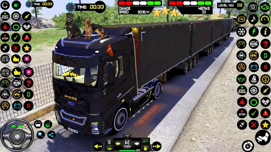 Cargo Truck Driving Truck Game (Ойл трек геймс симулятор 3D) [МОД: Меню, Бесконечные монеты и Открытые уровни] Screenshot 3