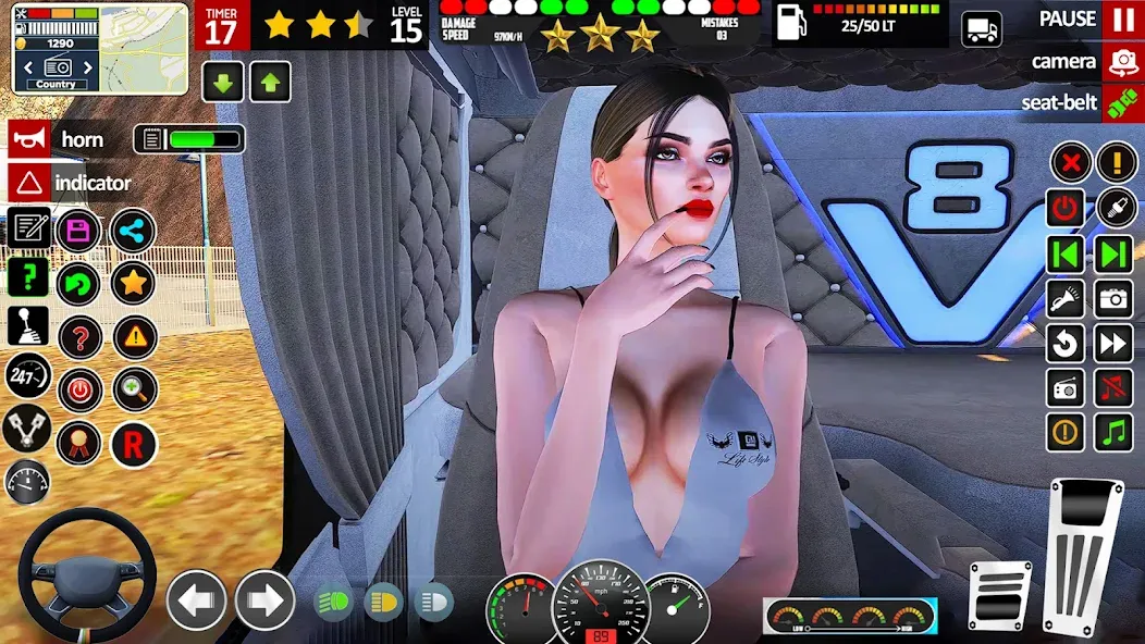 Cargo Truck Driving Truck Game (Ойл трек геймс симулятор 3D) [МОД: Меню, Бесконечные монеты и Открытые уровни] Screenshot 4