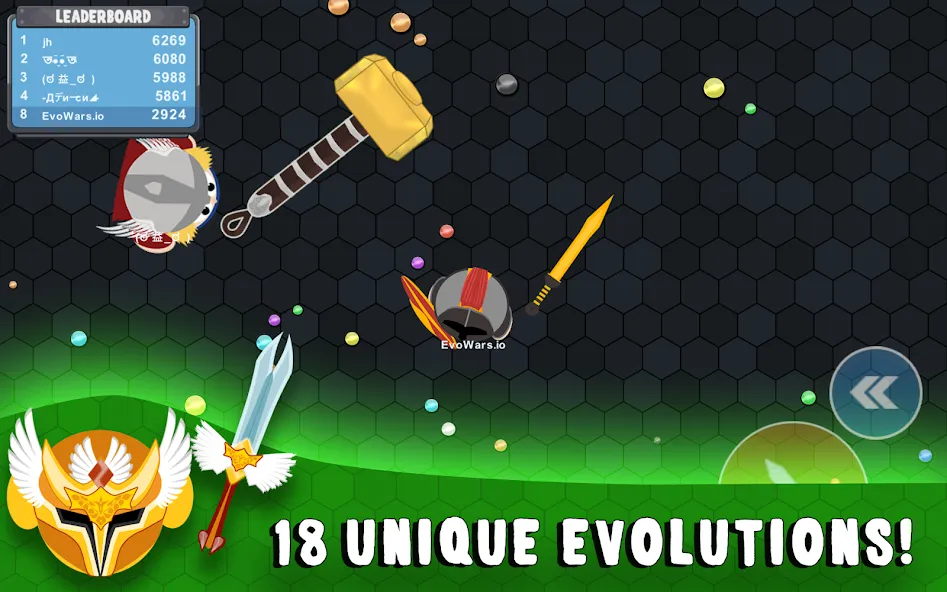 EvoWars.io [МОД: Бесконечные деньги, Монеты и Мега MOD] Screenshot 3