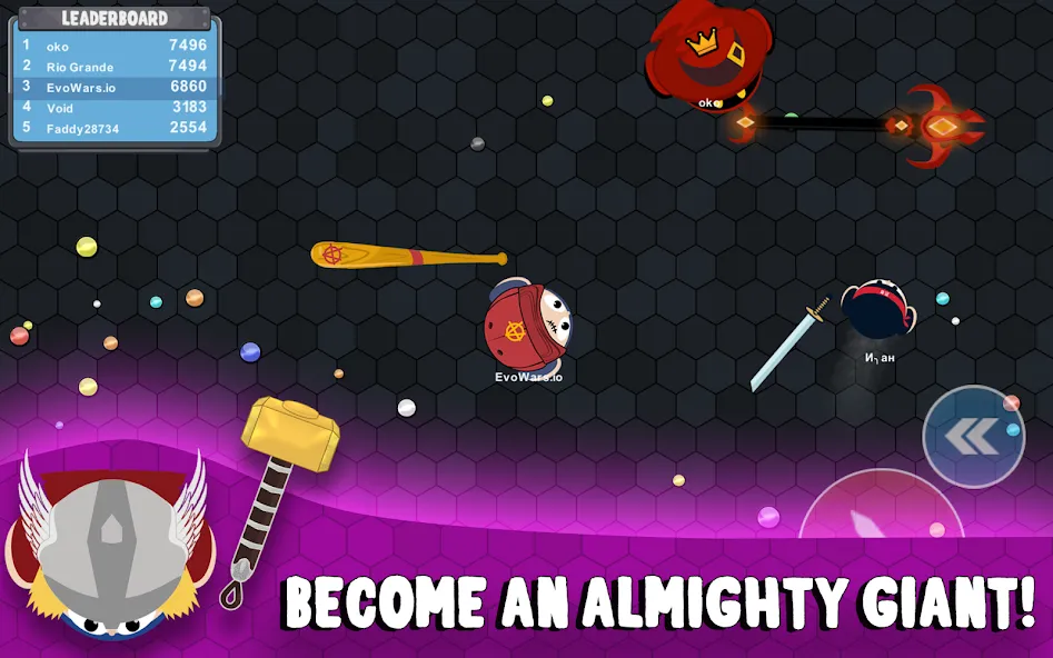EvoWars.io [МОД: Бесконечные деньги, Монеты и Мега MOD] Screenshot 4