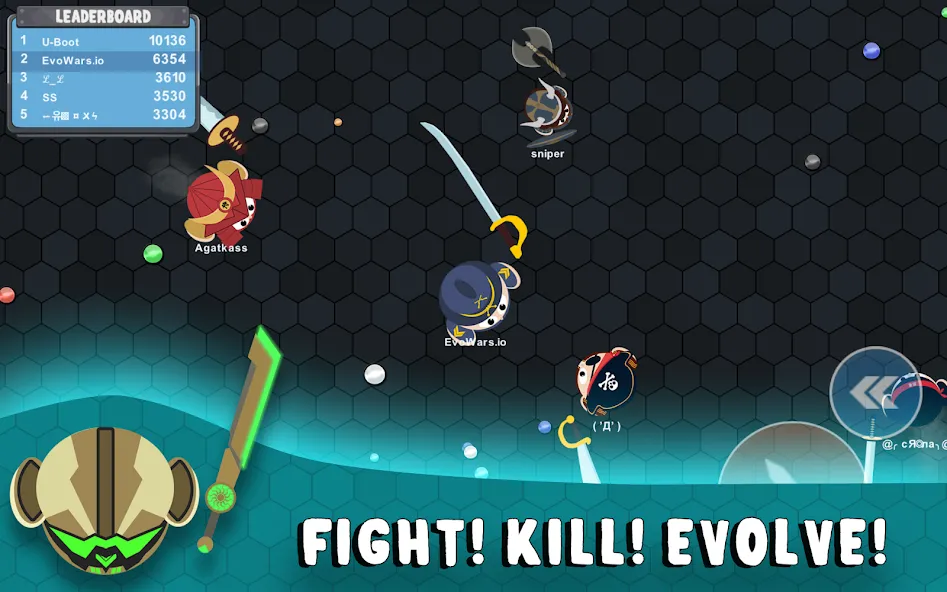 EvoWars.io [МОД: Бесконечные деньги, Монеты и Мега MOD] Screenshot 5