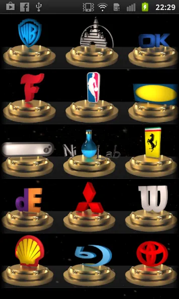 3D Logo Quiz (Лого Квиз) [МОД: Деньги, Монеты и Меню MOD] Screenshot 1