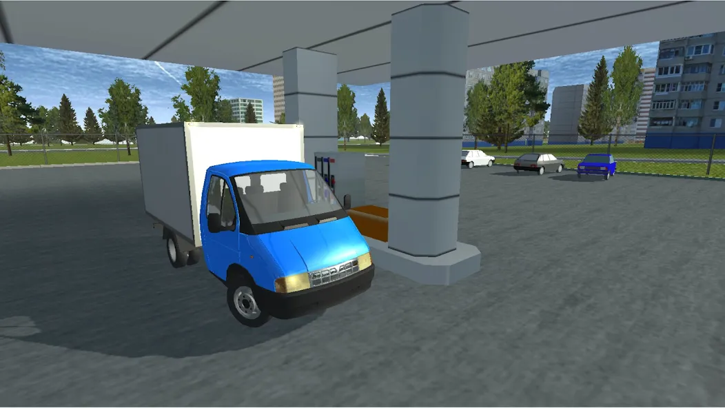 Russian Light Truck Simulator (Русский Симулятор Легкого Грузовика) [МОД: Все открыто, Дополнительные деньги и Меню MOD] Screenshot 4