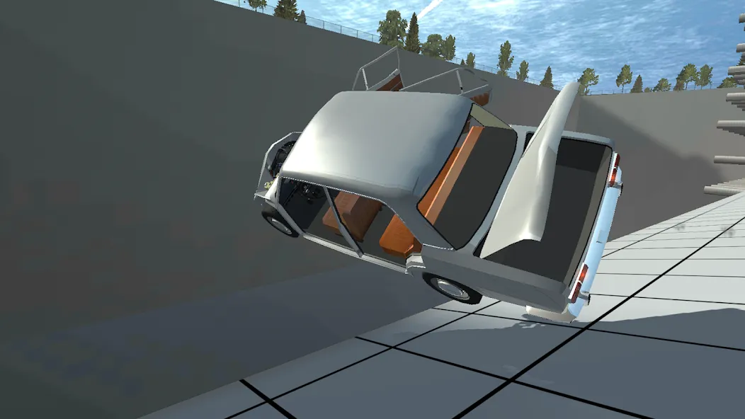 Simple Car Crash Physics Sim (Симулятор физики простого автомобильного столкновения) [МОД: Много монет, Открытые уровни и Мега MOD] Screenshot 2