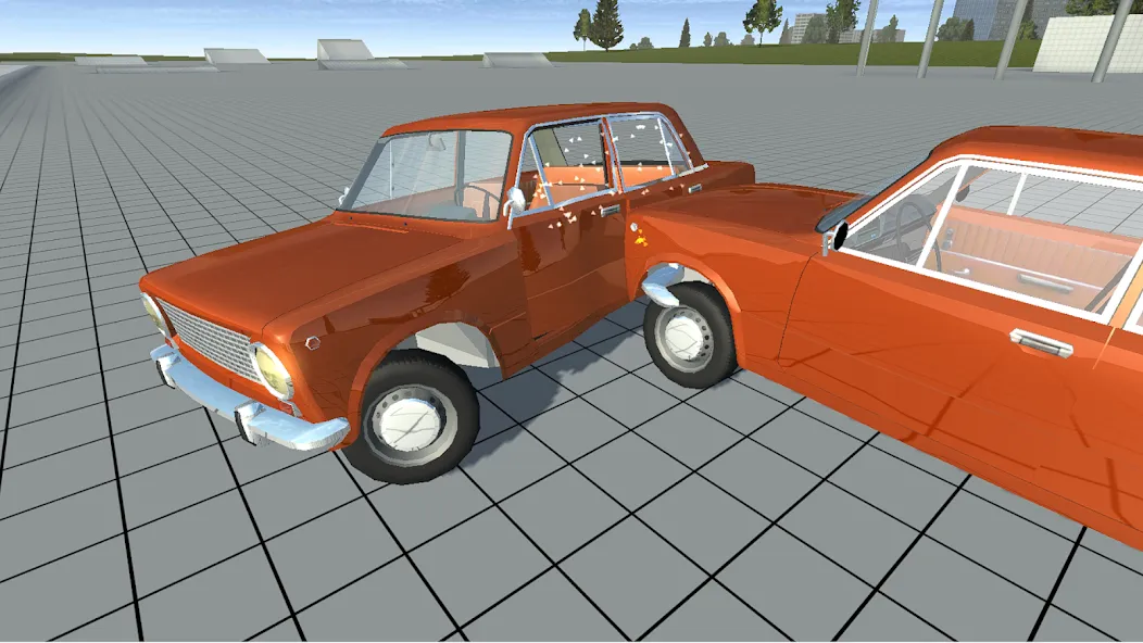 Simple Car Crash Physics Sim (Симулятор физики простого автомобильного столкновения) [МОД: Много монет, Открытые уровни и Мега MOD] Screenshot 3