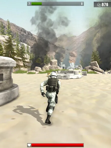 Infantry Attack: War 3D FPS (Инфантерийская атака) [МОД: Много монет, Открытые уровни и Мега MOD] Screenshot 4