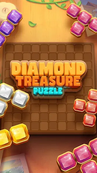 Diamond Treasure Puzzle (Даймонд Треже Пазл) [МОД: Меню, Бесконечные монеты и Открытые уровни] Screenshot 1