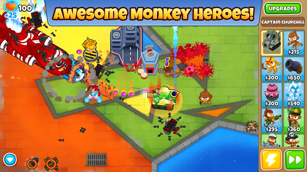 Bloons TD 6 (Блунс ТД 6) [МОД: Деньги, Монеты и Меню MOD] Screenshot 1