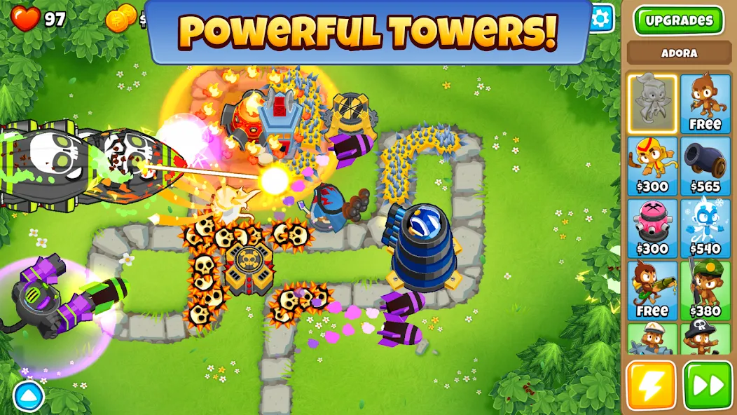 Bloons TD 6 (Блунс ТД 6) [МОД: Деньги, Монеты и Меню MOD] Screenshot 2