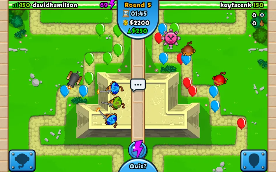 Bloons TD Battles (Блунс ТД Батлз) [МОД: Деньги, Монеты и Меню MOD] Screenshot 2