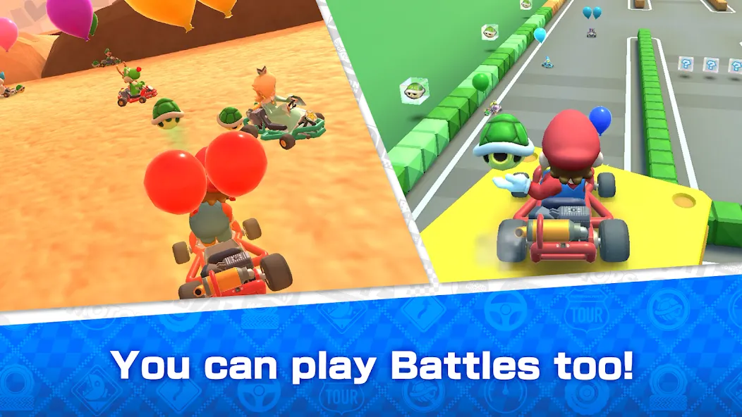 Mario Kart Tour (Марио Карт Тур) [МОД: Много денег, Монет и Все открыто] Screenshot 1