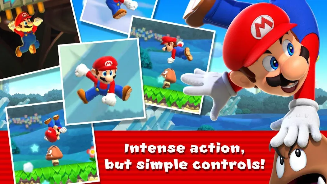Super Mario Run (упер Марио Ран) [МОД: Деньги, Монеты и Меню MOD] Screenshot 2