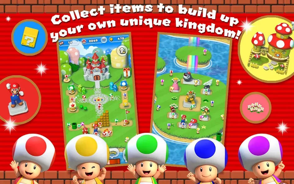 Super Mario Run (упер Марио Ран) [МОД: Деньги, Монеты и Меню MOD] Screenshot 5