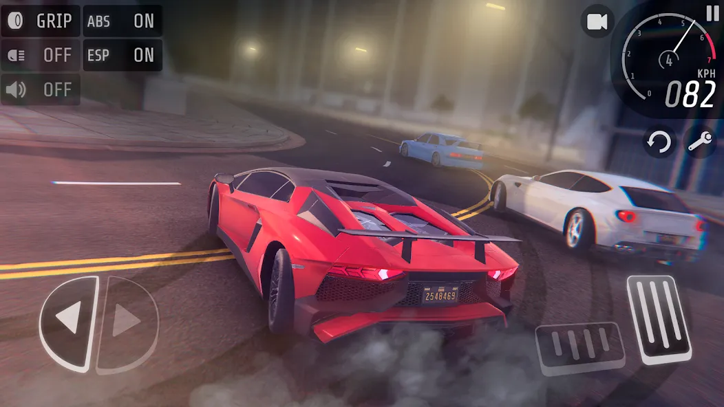 NS2 car racing game [МОД: Меню, Бесконечные монеты и Открытые уровни] Screenshot 2