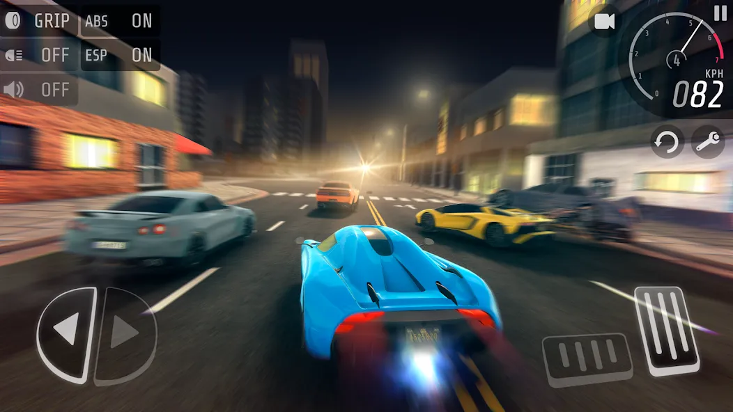 NS2 car racing game [МОД: Меню, Бесконечные монеты и Открытые уровни] Screenshot 4