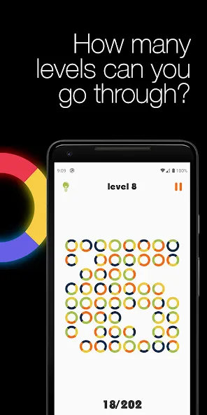 Logic circles. Puzzle game. [МОД: Много денег, Монет и Все открыто] Screenshot 4
