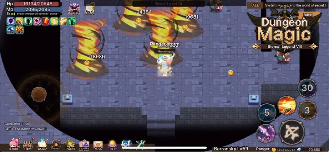 Magic Dungeon:Fallen Angel (Мэджик Данжен) [МОД: Много денег, Монет и Все открыто] Screenshot 1