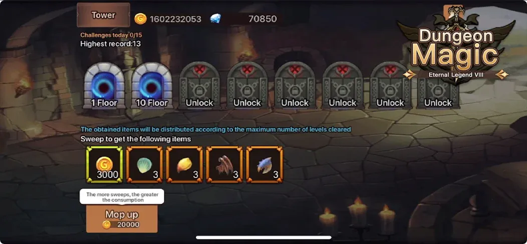 Magic Dungeon:Fallen Angel (Мэджик Данжен) [МОД: Много денег, Монет и Все открыто] Screenshot 4