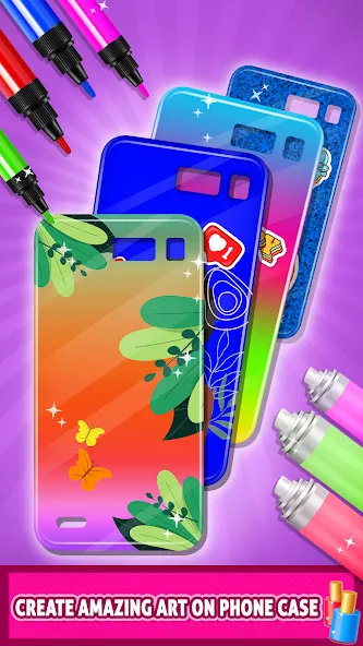 Mobile Phone Case DIY [МОД: Много денег, Монет и Все открыто] Screenshot 1