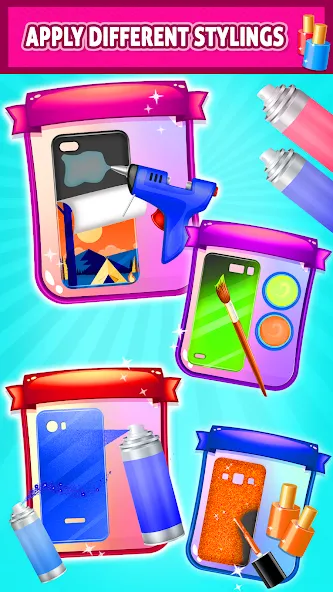 Mobile Phone Case DIY [МОД: Много денег, Монет и Все открыто] Screenshot 2