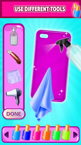 Mobile Phone Case DIY [МОД: Много денег, Монет и Все открыто] Screenshot 5