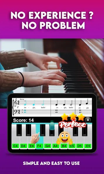 Real Piano Teacher [МОД: Деньги, Монеты и Меню MOD] Screenshot 1
