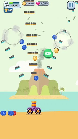 Ball Blast Cannon blitz mania (Балл Бласт Кэннон блиц мания) [МОД: Меню, Бесконечные монеты и Открытые уровни] Screenshot 1
