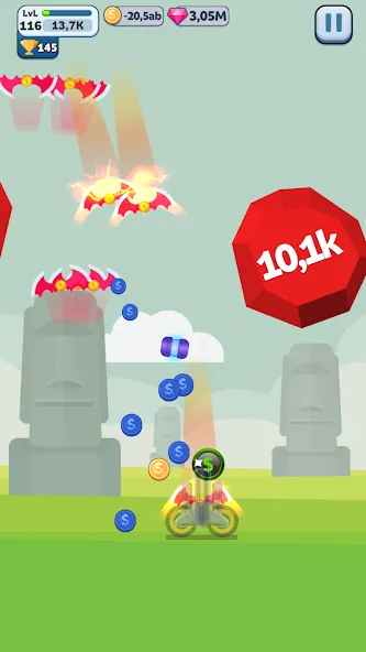 Ball Blast Cannon blitz mania (Балл Бласт Кэннон блиц мания) [МОД: Меню, Бесконечные монеты и Открытые уровни] Screenshot 3