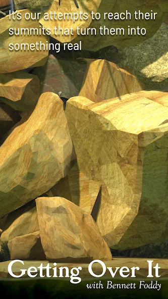 Getting Over It (Геттинговерит) [MOD: Premium/Unlocked] - Скриншот 5