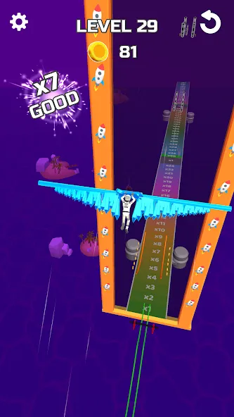 Stunt Rails (тант Рэйлз) [МОД: Бесконечные деньги, Монеты и Мега MOD] Screenshot 4