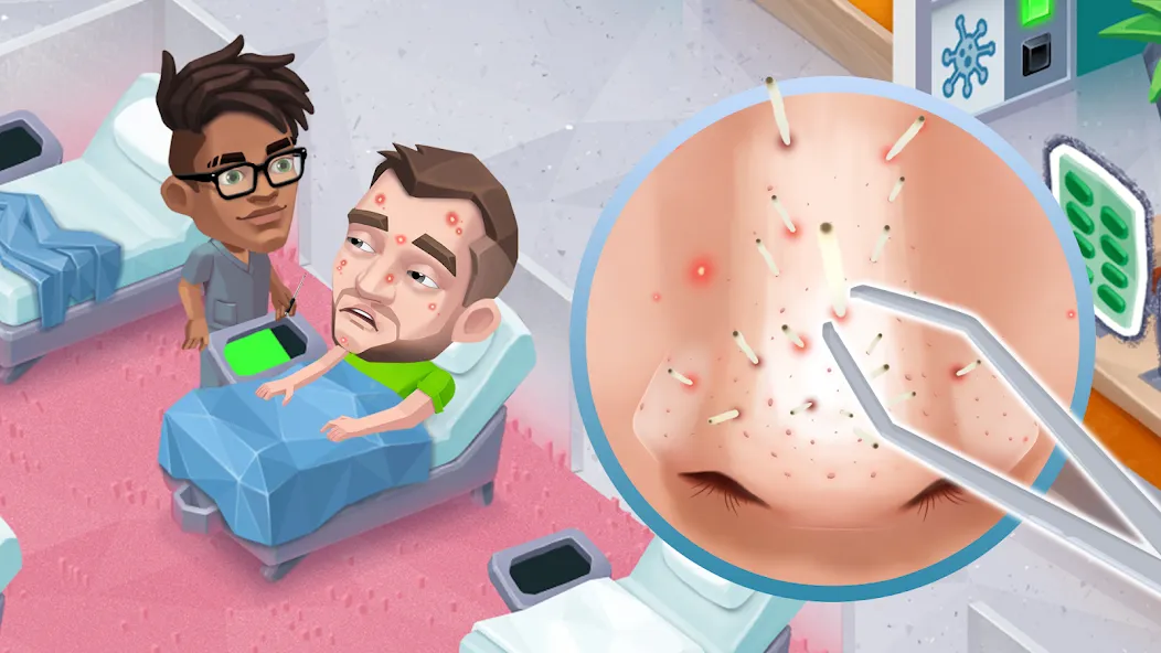 Happy Clinic: Hospital Game [МОД: Много монет, Открытые уровни и Мега MOD] Screenshot 3