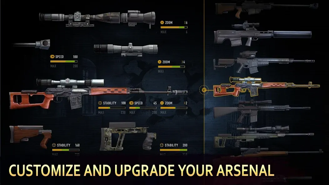 Sniper Arena: PvP Army Shooter [МОД: Много денег, Монет и Все открыто] Screenshot 2