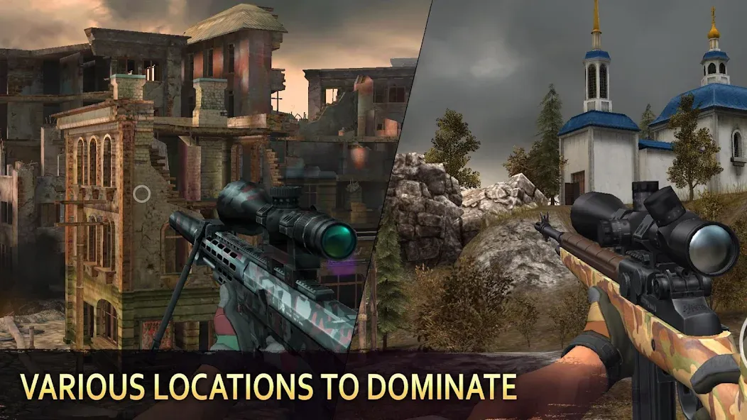 Sniper Arena: PvP Army Shooter [МОД: Много денег, Монет и Все открыто] Screenshot 3