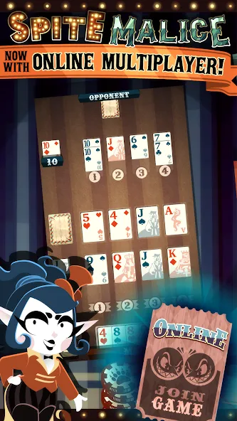 Spite & Malice [МОД: Меню, Бесконечные монеты и Открытые уровни] Screenshot 1