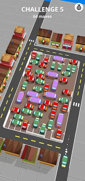 Car Parking Jam 3D: Move it! [МОД: Меню, Бесконечные монеты и Открытые уровни] Screenshot 2