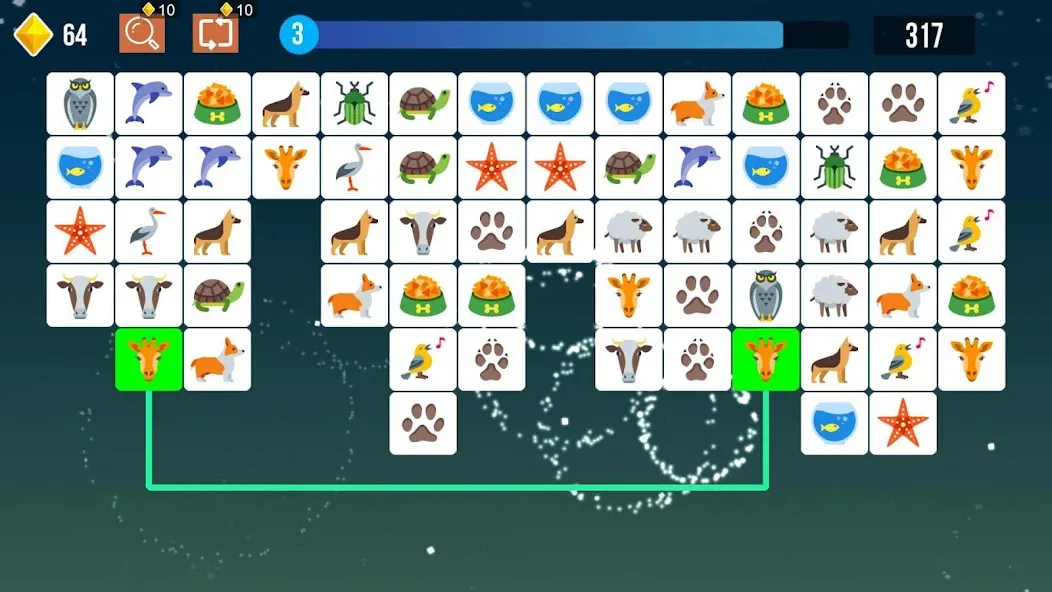 Pet Connect: Tile Puzzle Match (Пет Коннект) [МОД: Много денег, Монет и Все открыто] Screenshot 1
