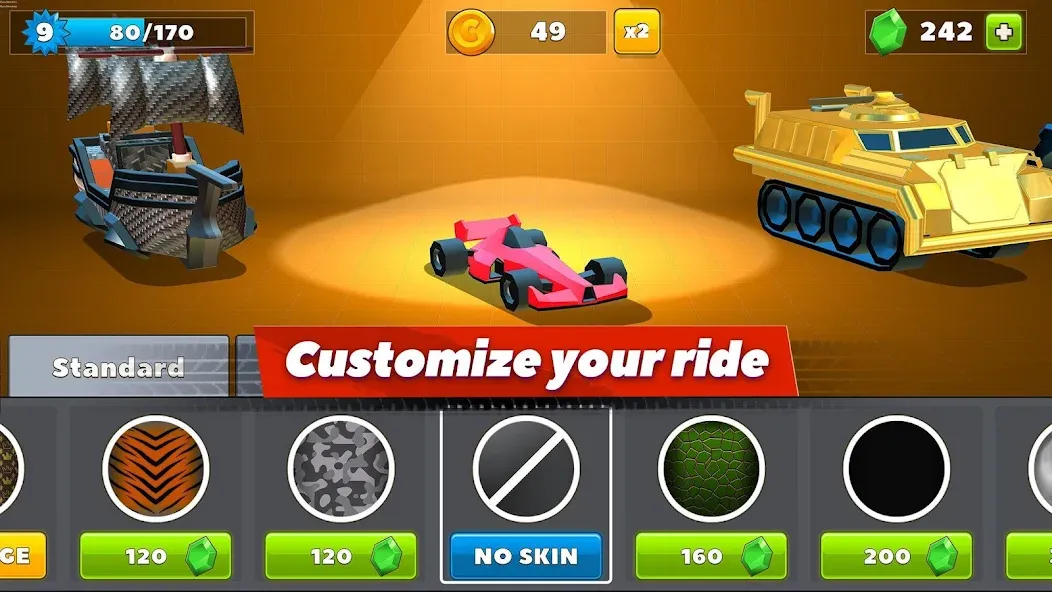Crash of Cars (Краш оф Карс) [МОД: Много монет, Открытые уровни и Мега MOD] Screenshot 2
