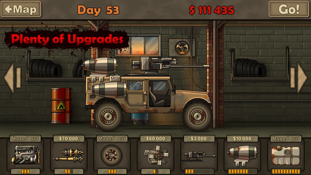 Earn to Die Lite (Ирн ту Ди Лайт) [МОД: Меню, Бесконечные монеты и Открытые уровни] Screenshot 3