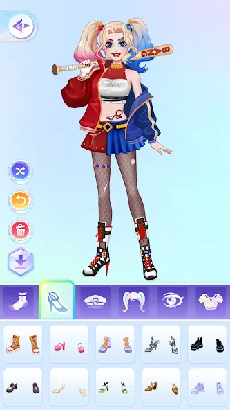 YoYa: Dress Up Fashion Girl (ЙоЯ) [МОД: Много денег, Монет и Все открыто] Screenshot 2