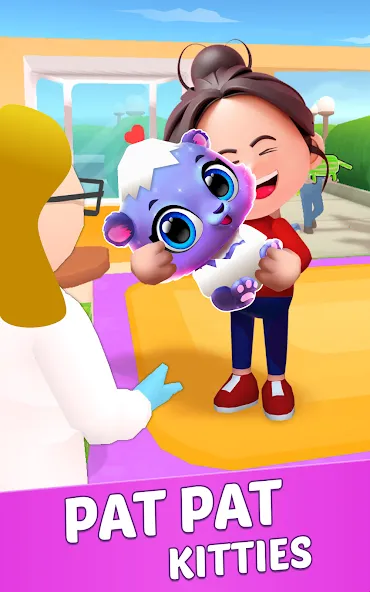 Cute Animals: Pet Doctor (Мрдж Кьют Энималс) [МОД: Деньги, Монеты и Меню MOD] Screenshot 1